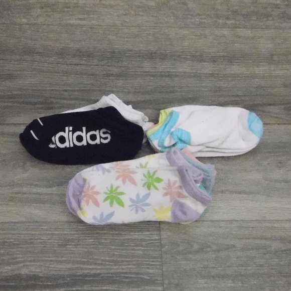 adidas Accessories - Adidas X14 Pairs Mix and Match Adult Floral Ankle No Show Socks